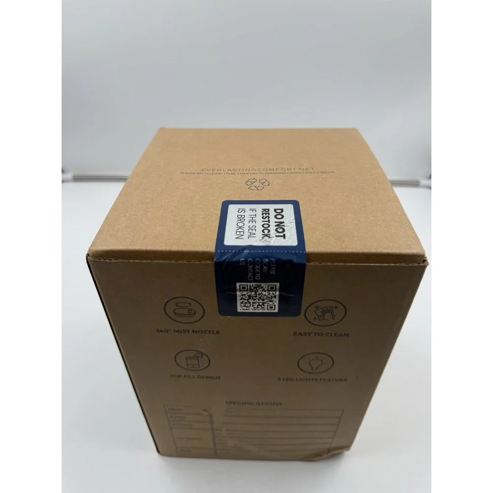 Everlasting Comfort 2.5L Top Fill Humidifiers‎ for Bedroom, 2.5L - Quiet Easy...